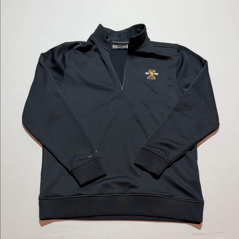 Men’s Under Armour Black Quarter-Zip Pullover w/ St Francis Golf Classic Logo